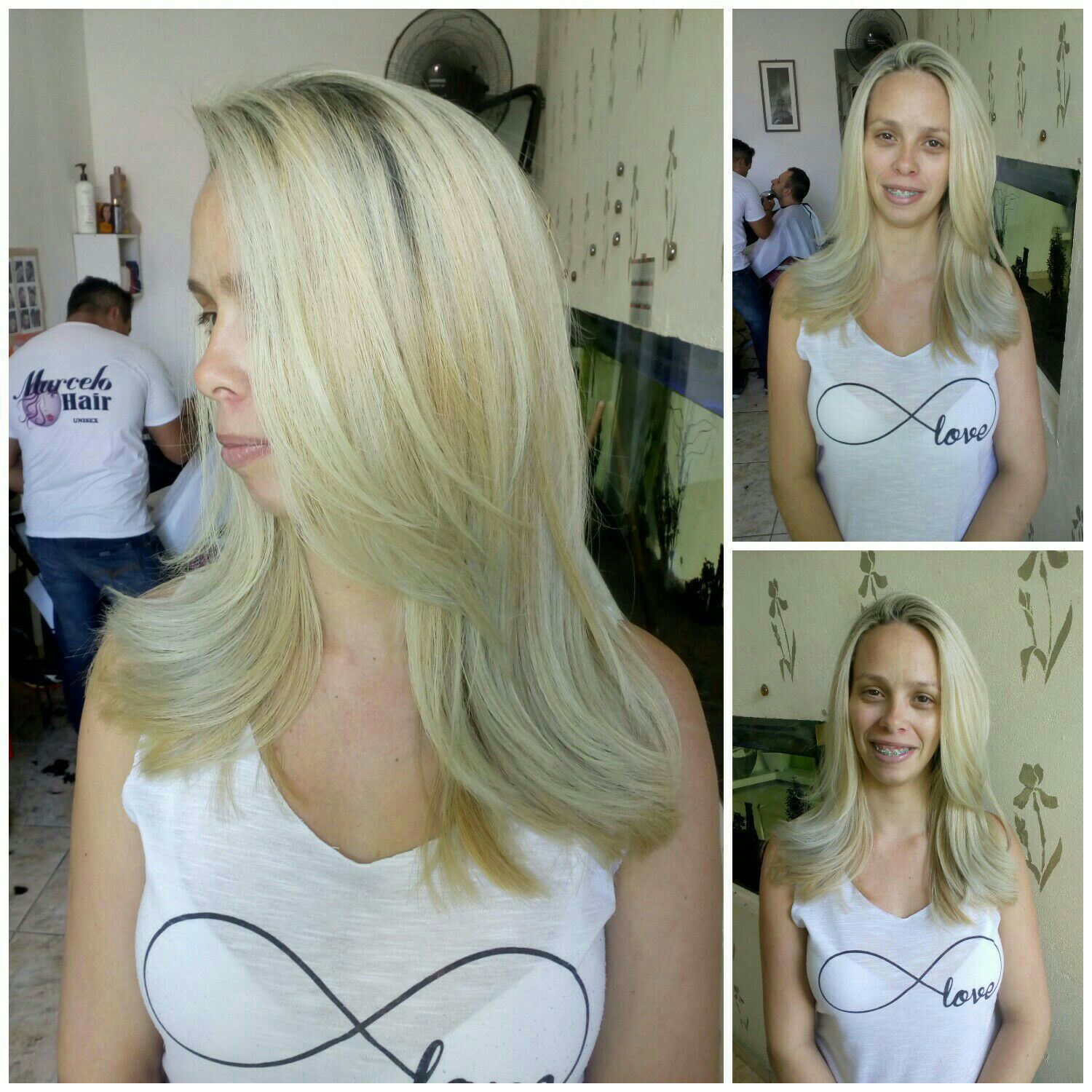 Retoque de mechas #touca cabelo cabeleireiro(a)