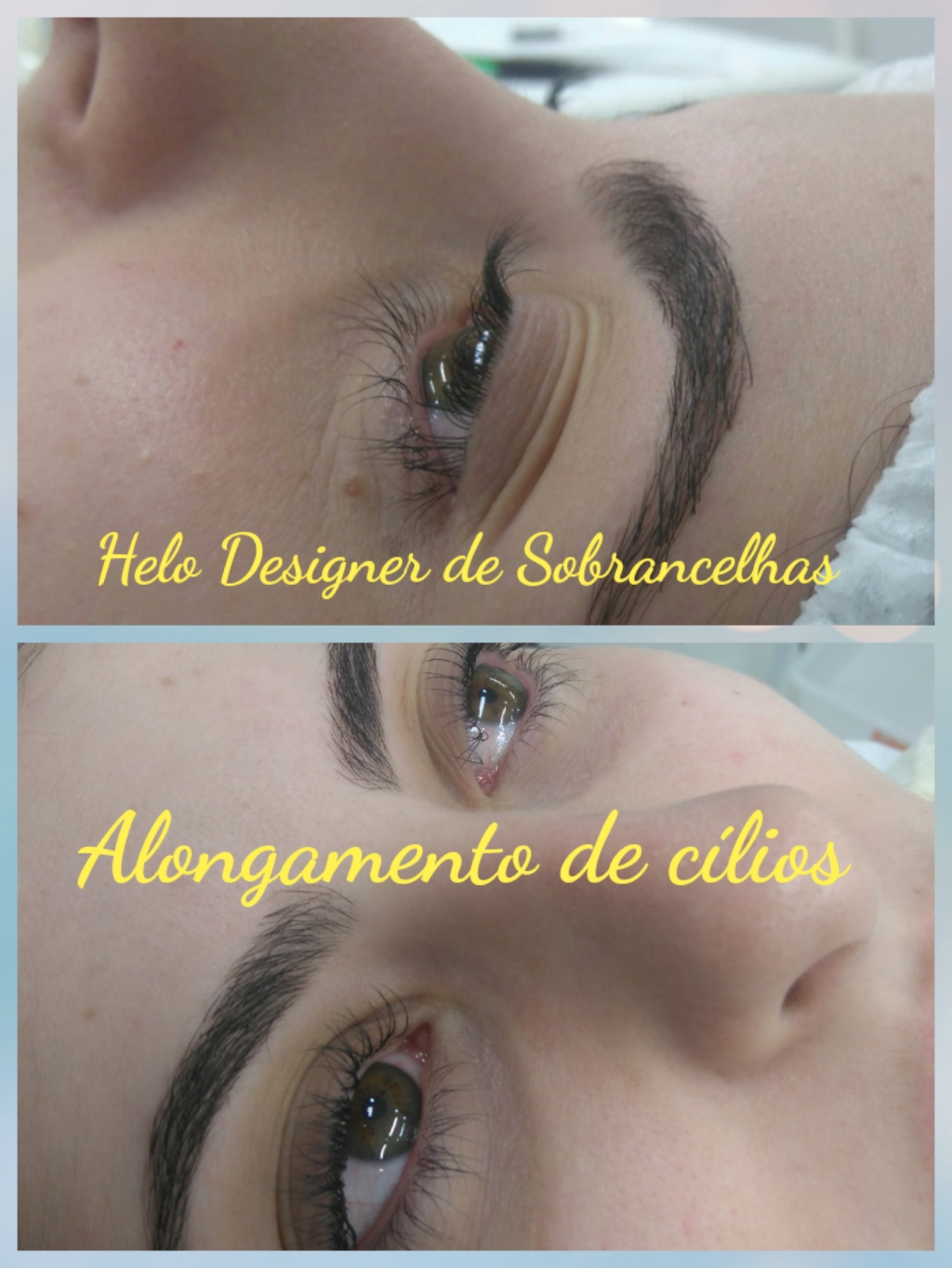 Alongamento de cílios,  embelezamento do olhar  designer de sobrancelhas micropigmentador(a)