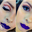 Olhos Semi Cut Crease!
#maquiagem #semicutcrease #batomroxo