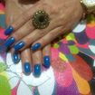 #Unhas bellas #azulblue #amoqfaço#clientesatisfeita
