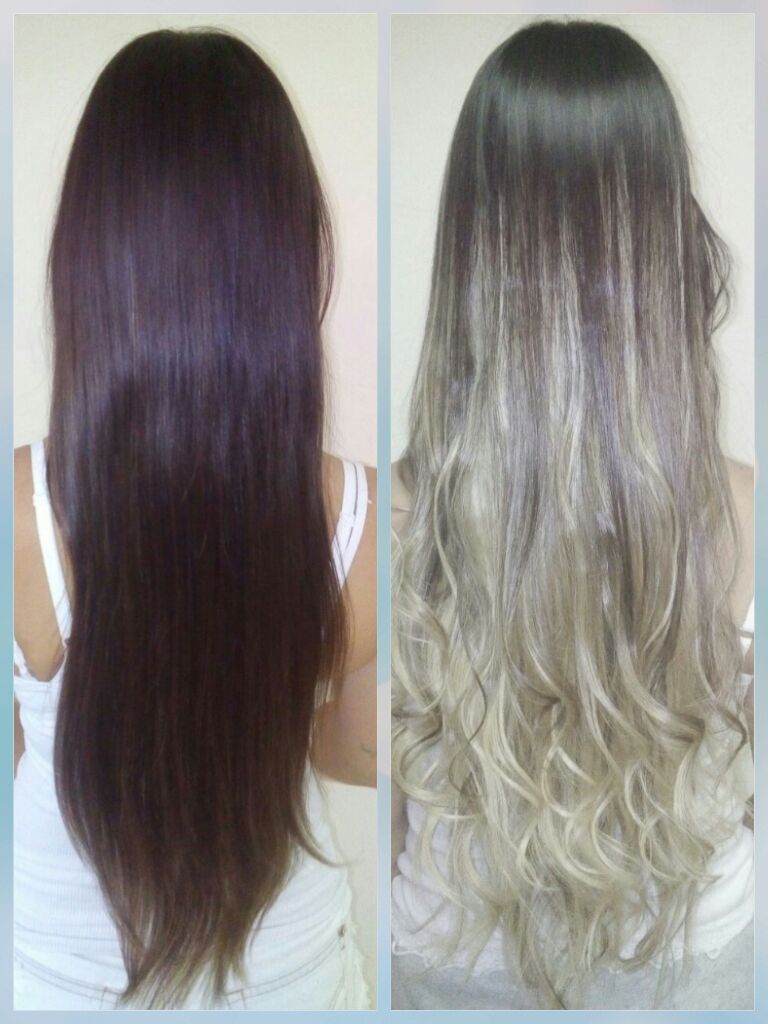 Transformação  cabelo auxiliar cabeleireiro(a)