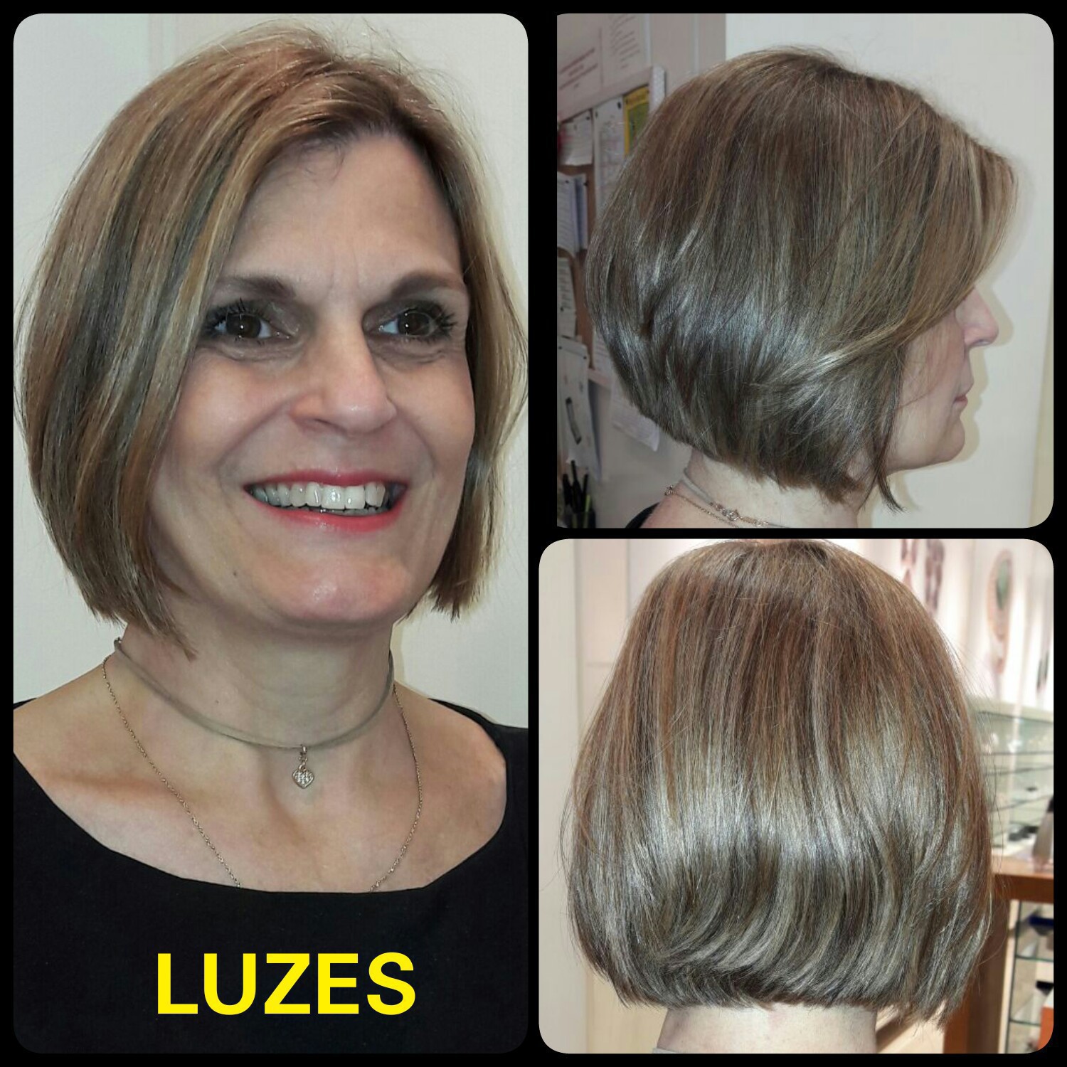 Luzes feito na toca. cabelo auxiliar cabeleireiro(a)