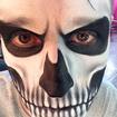 Caveira feita no curso em U!Make Makeup School <3 #makeup #makecaveira #artística #lovemakeup 
