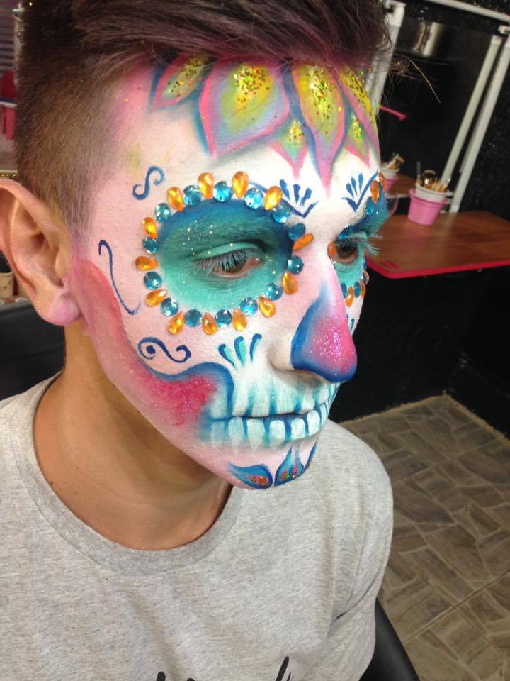Detalhes da caveira mexicana <3 #makeup #makeartistc #maquiagembrasil  maquiagem maquiador(a) esteticista