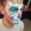 Detalhes da caveira mexicana <3 #makeup #makeartistc #maquiagembrasil 