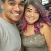 Cabelo colorido com as cores escolhidas pela cliente