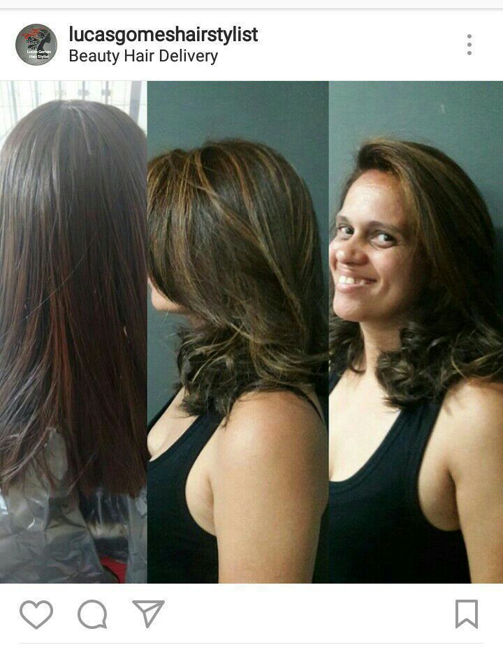 Luzes e corte cabelo cabeleireiro(a)