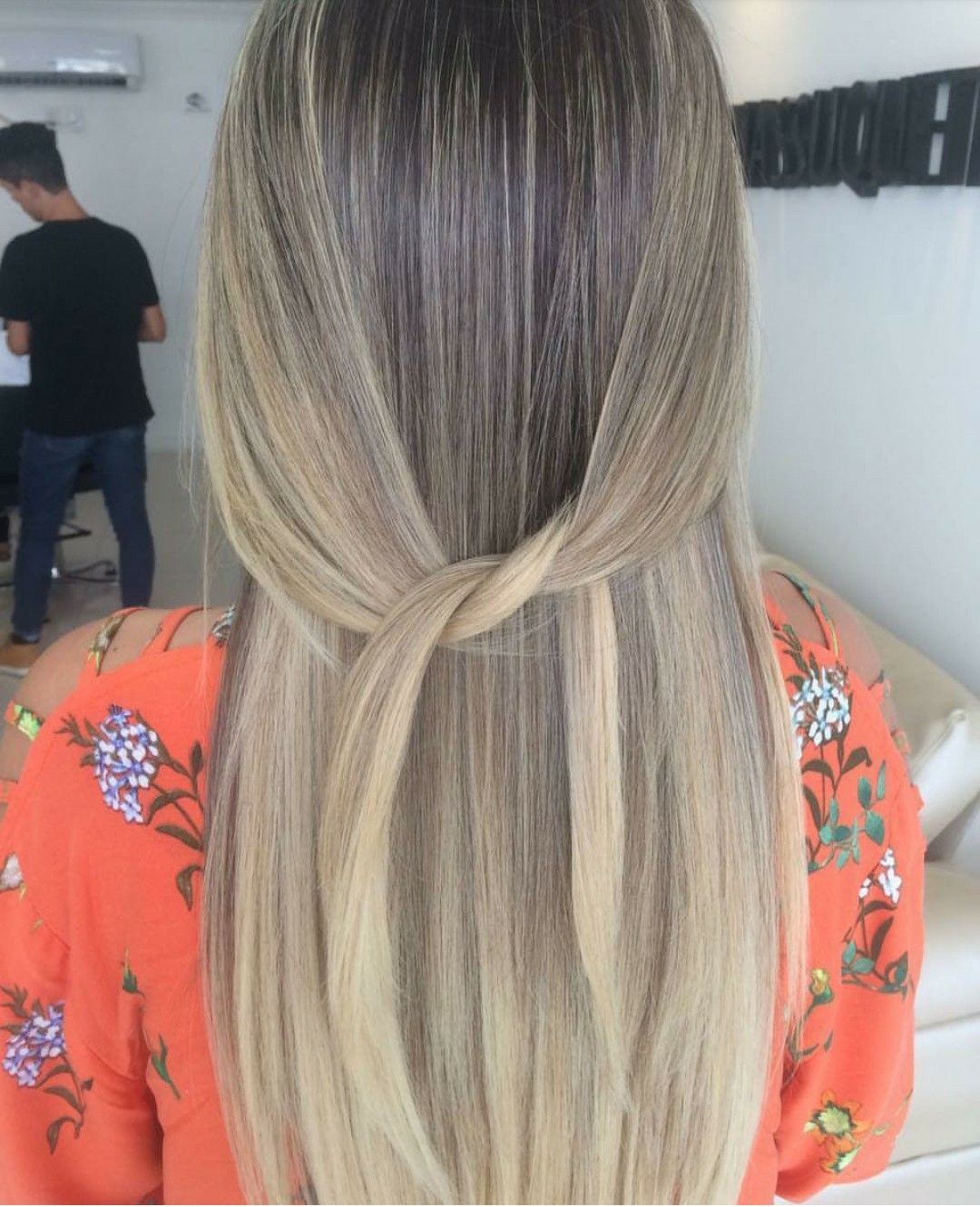 Ombre hair cabelo cabeleireiro(a) barbeiro(a) designer de sobrancelhas