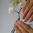 Natural.  Alongamento em acrilico! #alongamentodeunhas #nails #unha