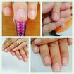 Reconstrução de uma unha com gel! Não precisa cortar todas! #nails #evolução #alongamentodeunhas