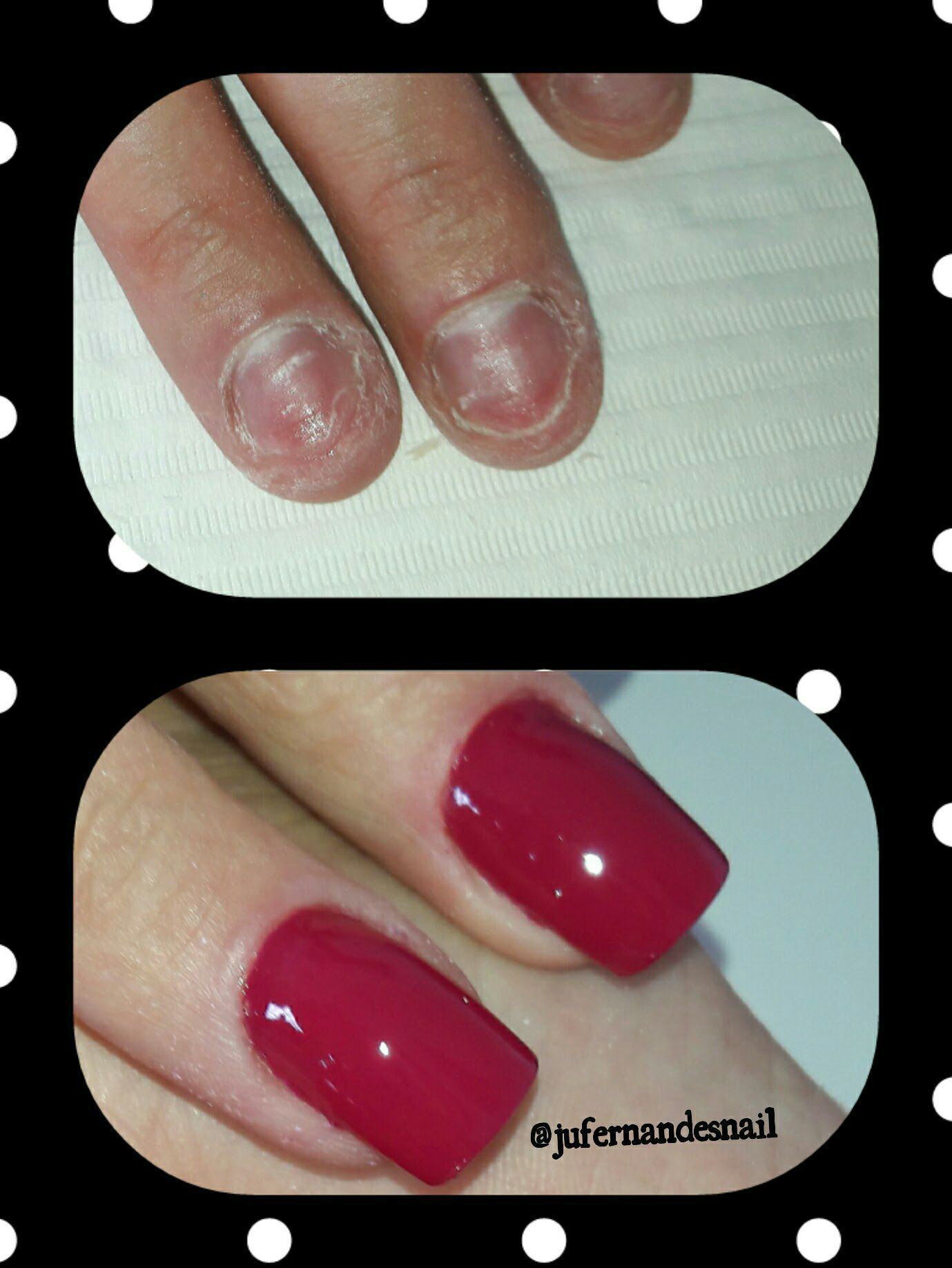 E só para demonstrar mais de perto o antes e depois.  #unhas #nails #alongamentodeunhas  @jufernandesnails unha manicure e pedicure massoterapeuta