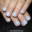 Esmaltação + Decoração com carimbo de Unhas.