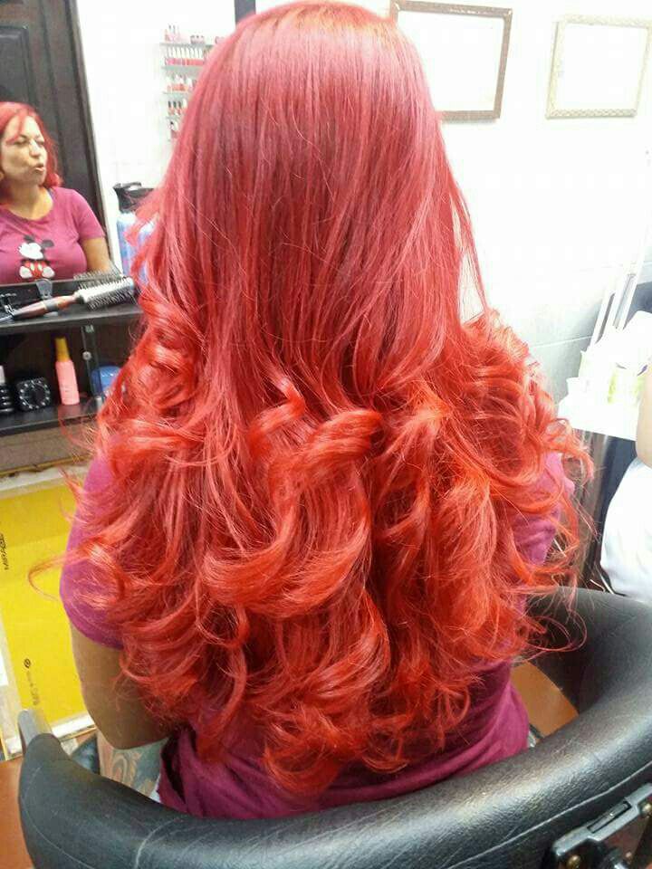 O vermelho que você respeita 😍😍😍😍 cabelo cabeleireiro(a)