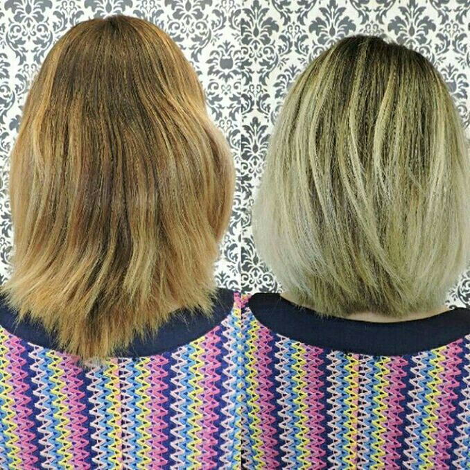 #Luzes #correção #antesedepois cabelo cabeleireiro(a) designer de sobrancelhas docente / professor(a) maquiador(a)