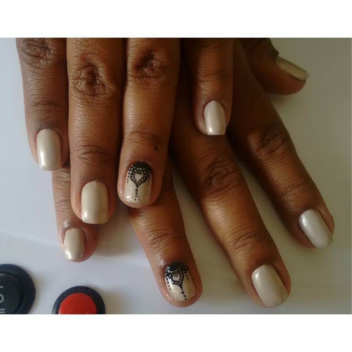 Unhas decoradas unha manicure e pedicure
