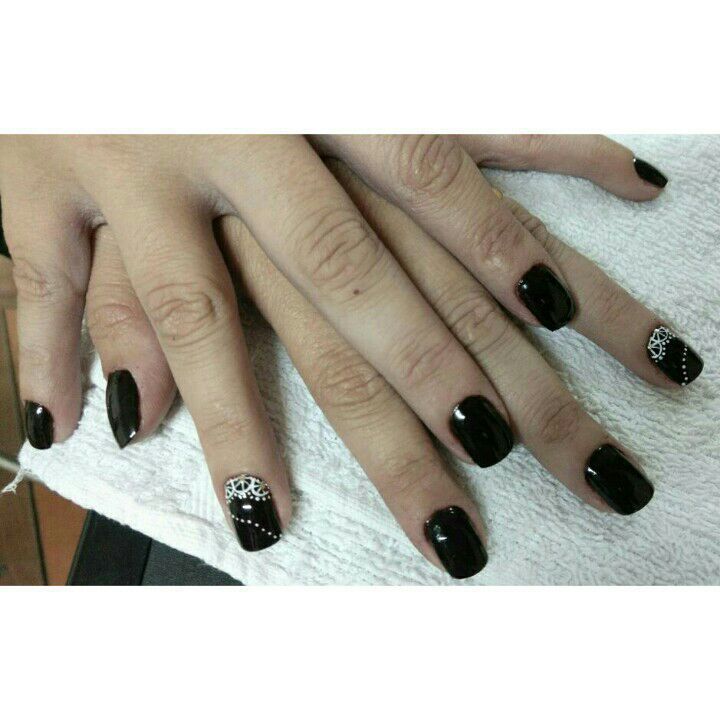 Unhas decoradas unha manicure e pedicure