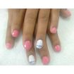 Unhas decoradas com lacinho