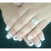 Unhas decoradas com gatinho e francesinha definitiva