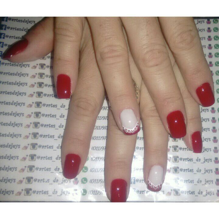 Unhas decoradas unha manicure e pedicure