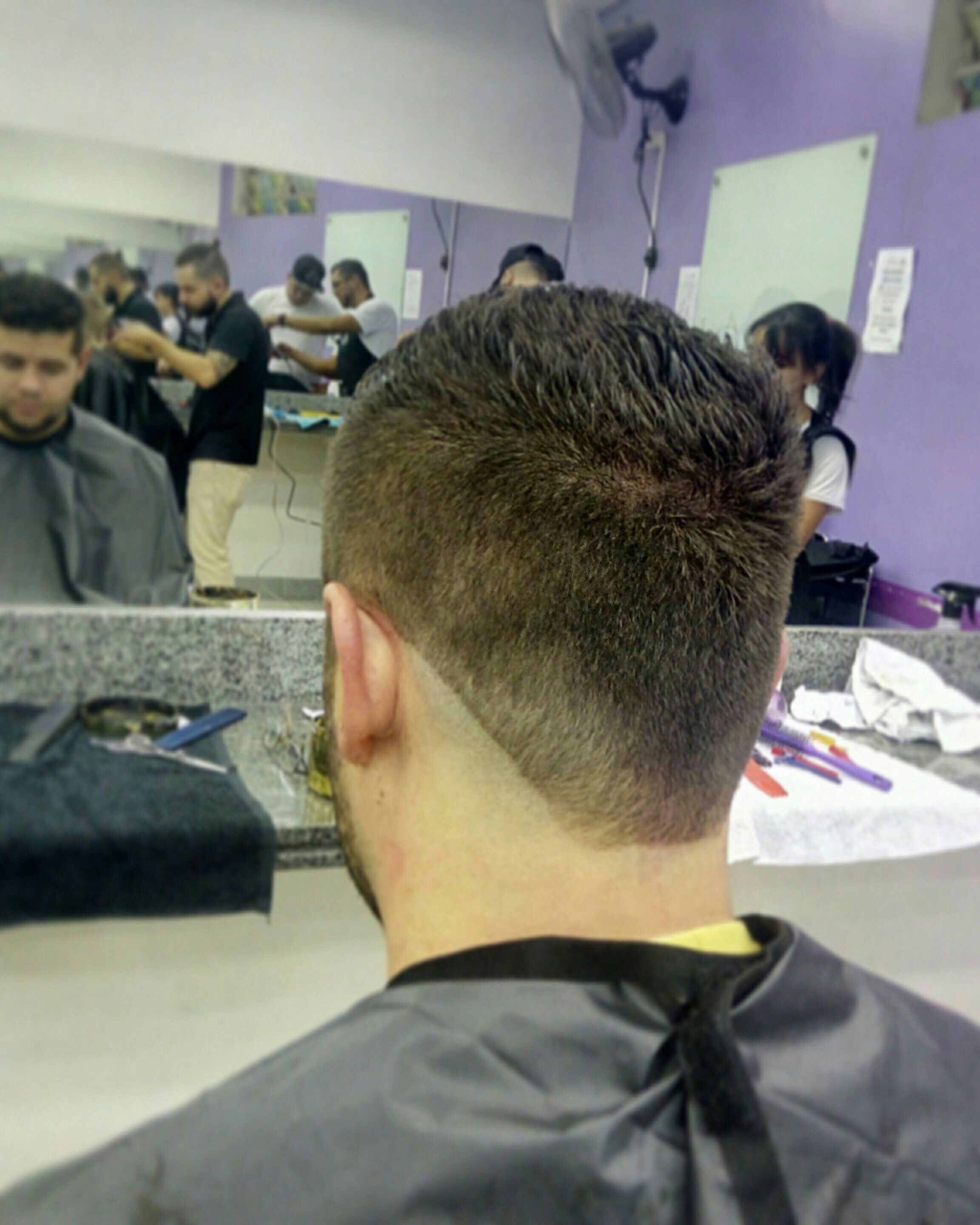 Cabelo cortado no curso #hair #masculino cabelo barbeiro(a) auxiliar cabeleireiro(a) recepcionista