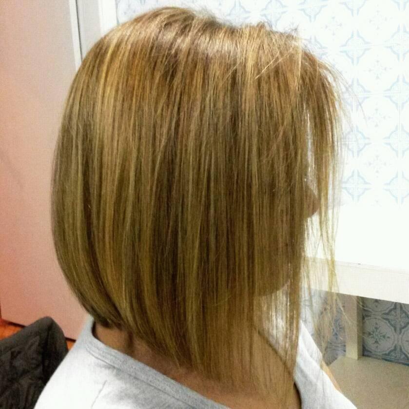 Long bob. cabelo cabeleireiro(a)