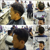 corte de cabelo no estilo Social com foco no disfarce da calvície e degradé lateral partindo do tamanho 1 da máquna