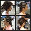 Tranças afro masculina. Enraizadas....