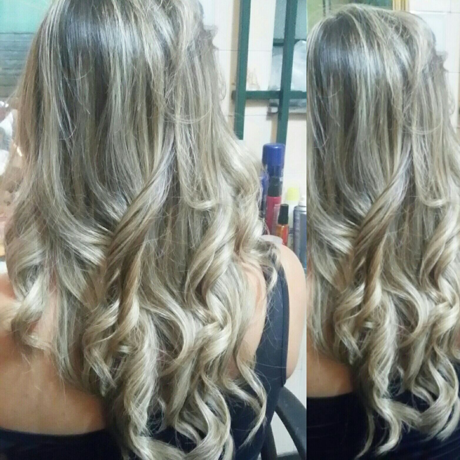 Mechas e Reconstrução cabelo cabeleireiro(a)