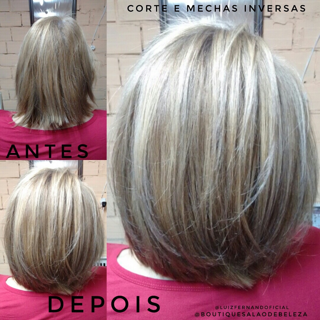 #corte #Hair #mechasinversas cabelo cabeleireiro(a)