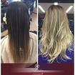 Antes e depois por Tatielli Falcão 