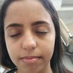 Design de sobrancelha, com Henna.