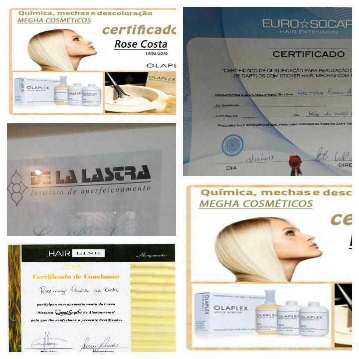 Certificados Cursos cabelo cabeleireiro(a) maquiador(a)