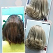 Sonho do loiro realizado com sucesso!! 😍👱
Finalizado com um super loiro pérola. 
Cliente totalmente satisfeita. ❤ 