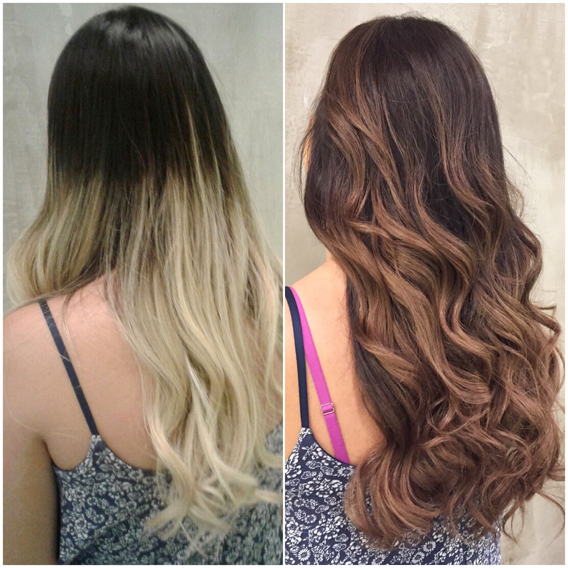 TRANSFORMAÇÃO 
De loira a super morena! #ombre #morenailuminada cabelo cabeleireiro(a)