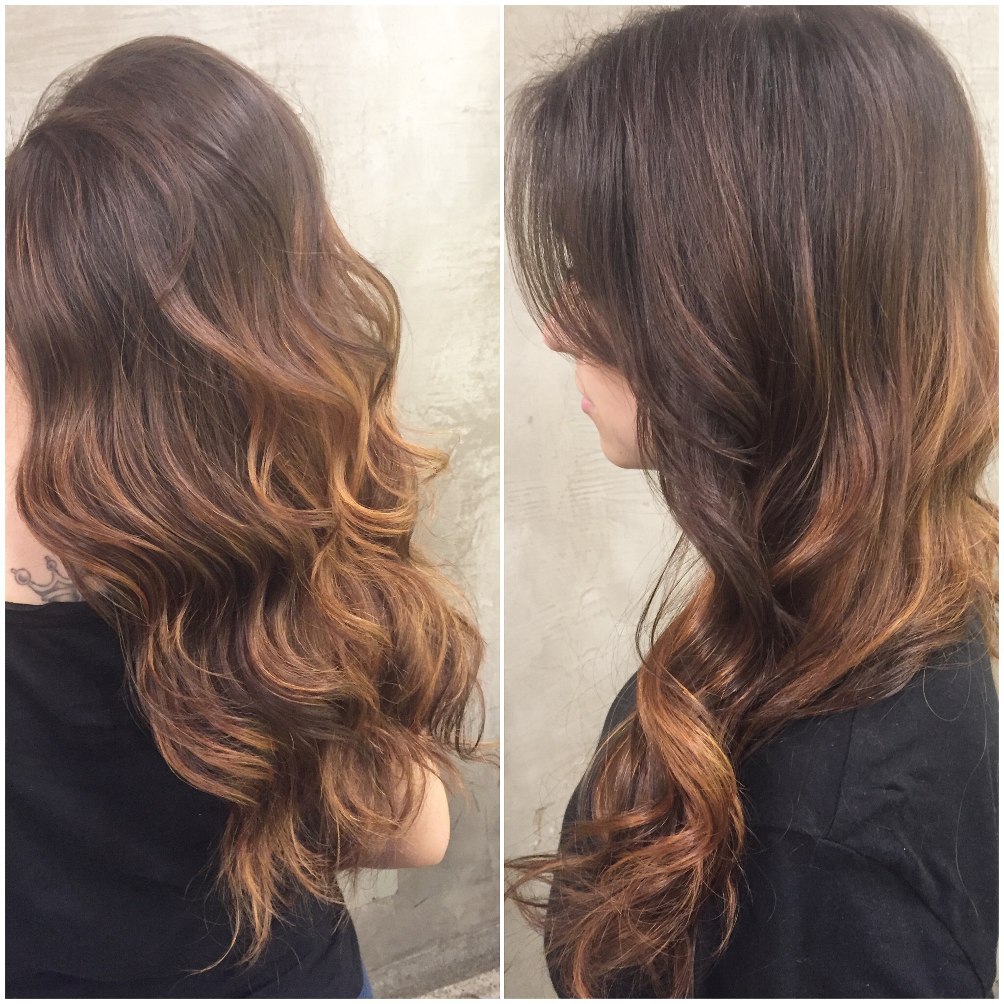 Ombre #ombre #morenailuminada #cobre cabelo cabeleireiro(a)