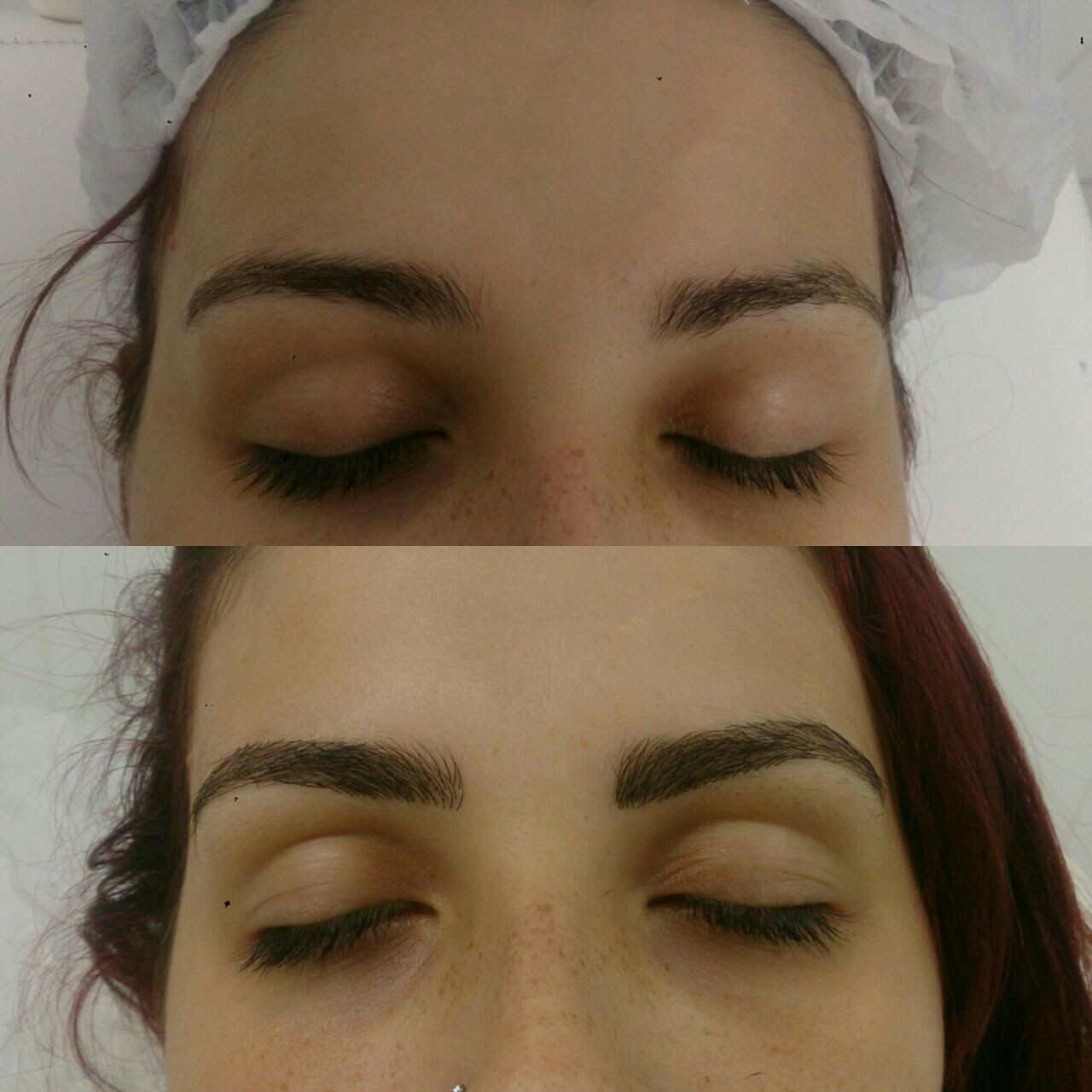 Mega hair de sobrancelhas estética designer de sobrancelhas micropigmentador(a)