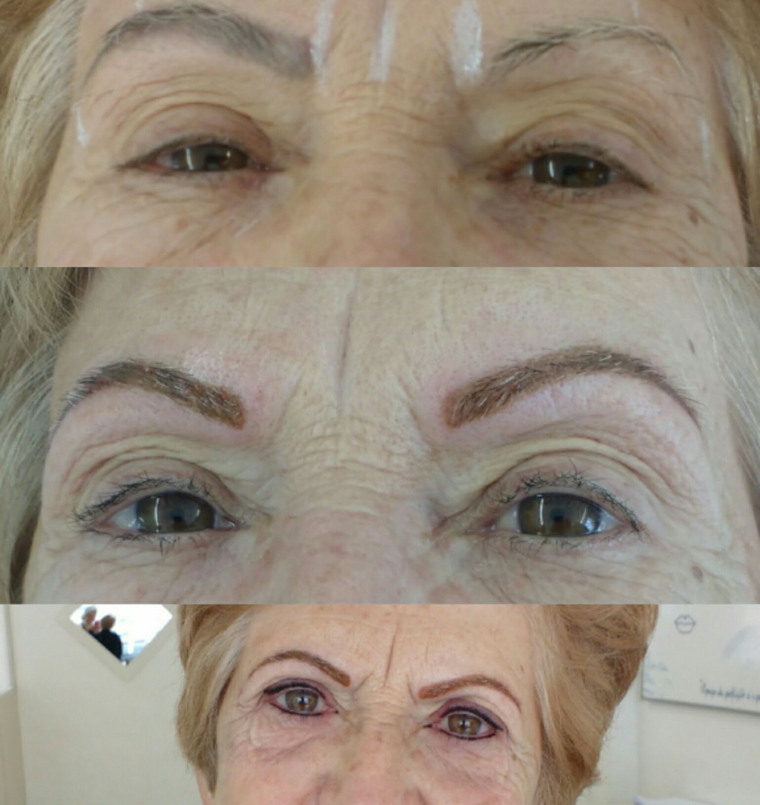 Micropigmentacao sobrancelhas olhos inferior e superior estética designer de sobrancelhas micropigmentador(a)