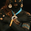 Coleção de Joias - Mitologia Africana Yorubá #makeup #conceptualmakeup #maquiagemconceitual #mitologiaafricana #orixás #oxum #joias