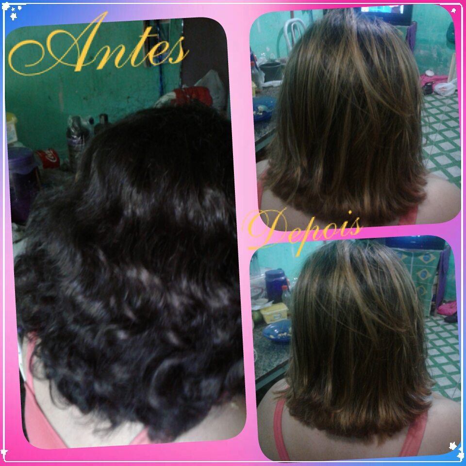 Mechas, Selagem e Corte. cabelo auxiliar cabeleireiro(a)