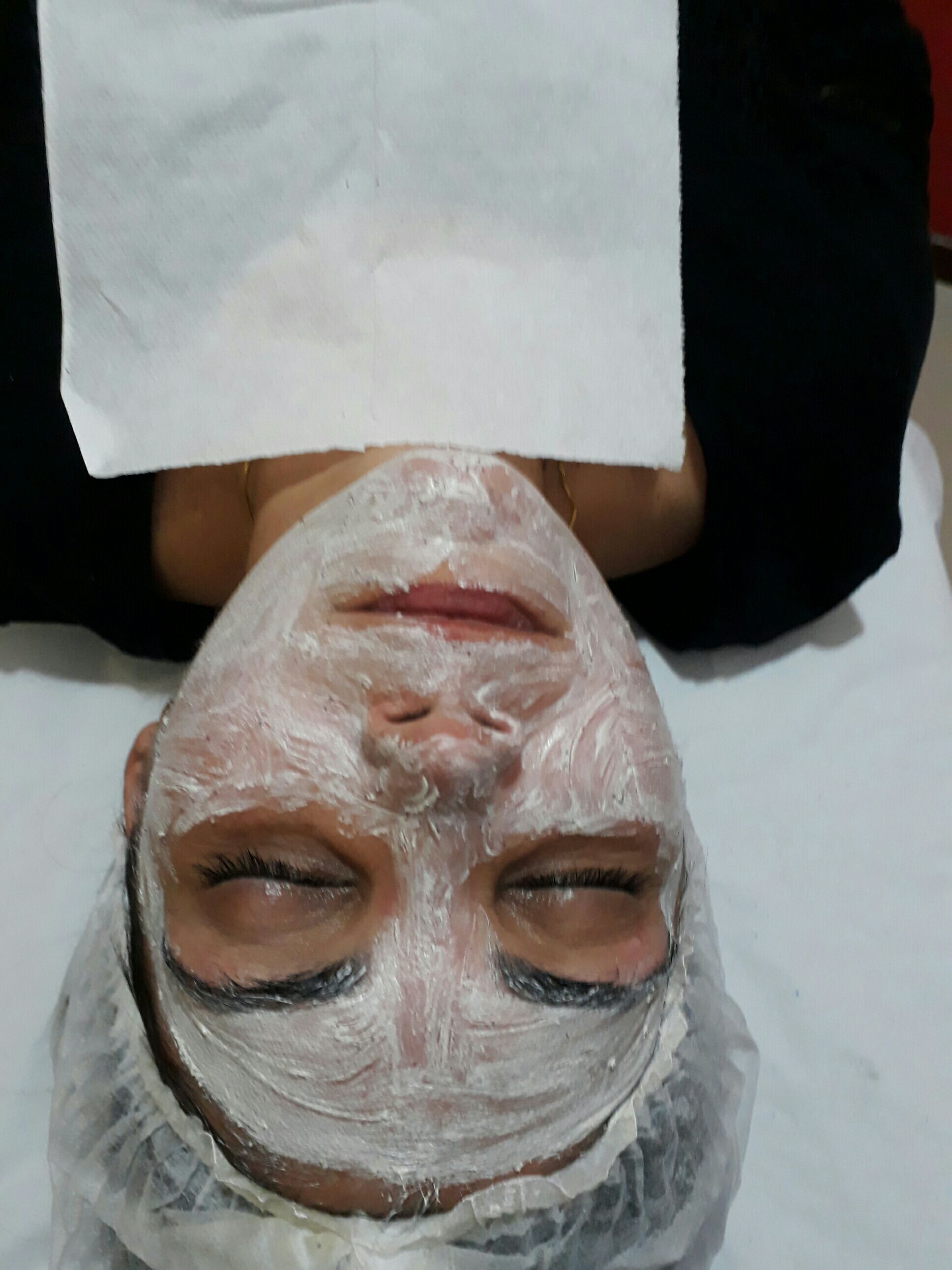 Limpeza de pele com máscara de café 😍 estética esteticista designer de sobrancelhas