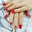 A bela e a fera , a magia nas unhas 😍😍