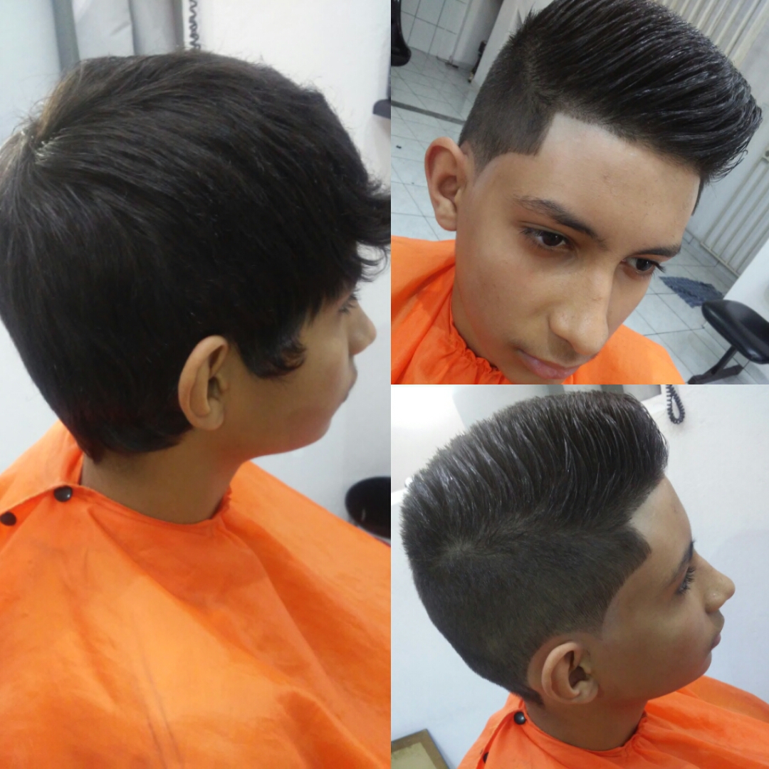 Antes e depois cabelo barbeiro(a)