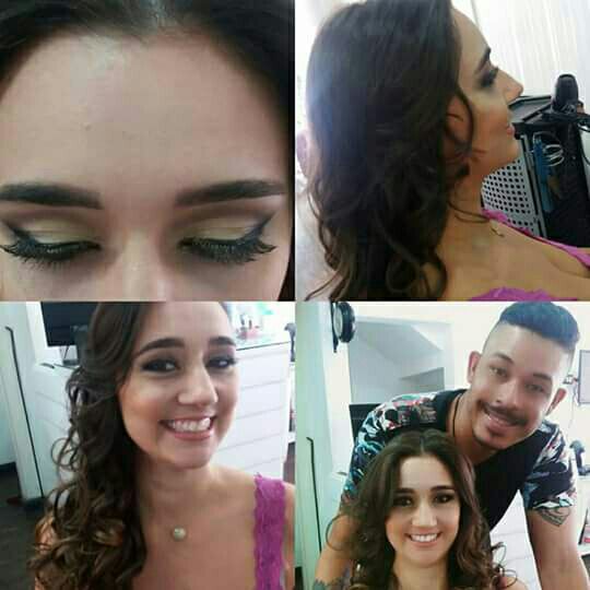 Make e cabelo divórcio. maquiagem stylist / visagista