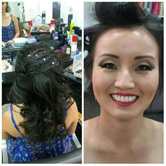 Penteado + make oriental cabelo stylist / visagista