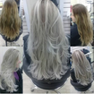 Correção de cor. 
#ombrehair + #luzes #loirodossonhos 