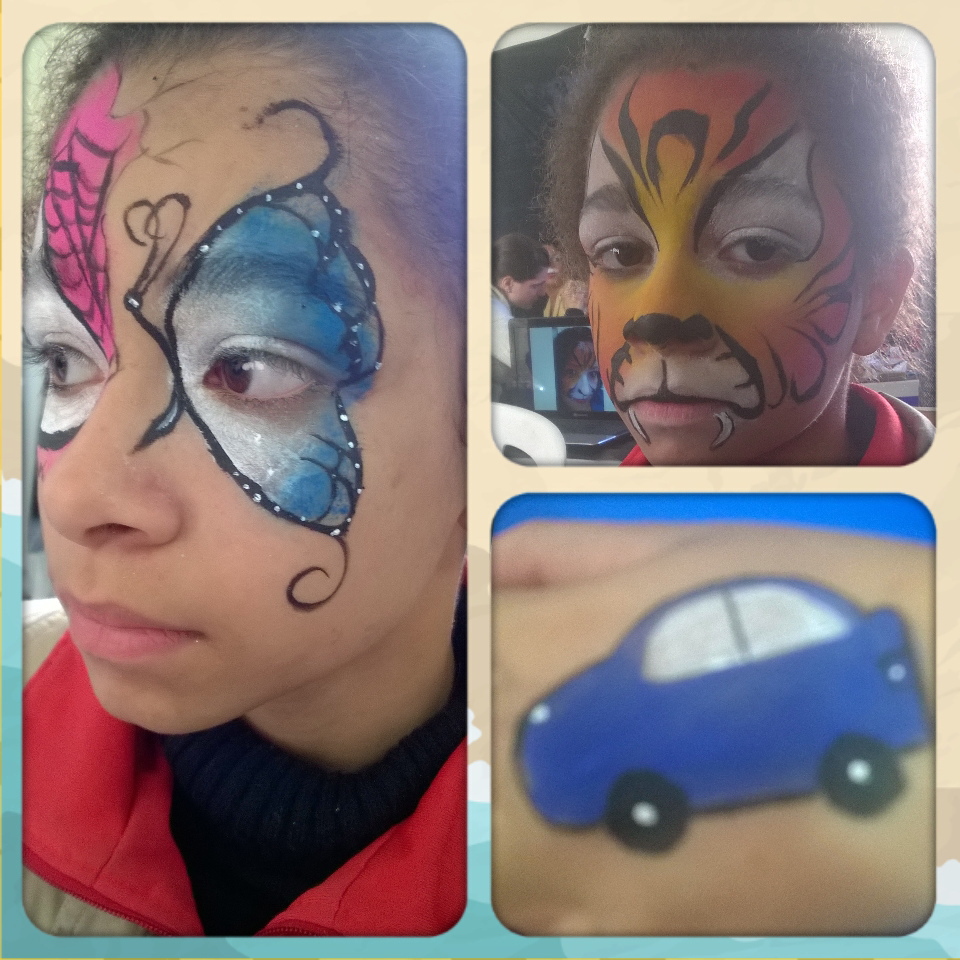 Pintura Facial Infantil maquiagem maquiador(a) designer de sobrancelhas consultor(a)