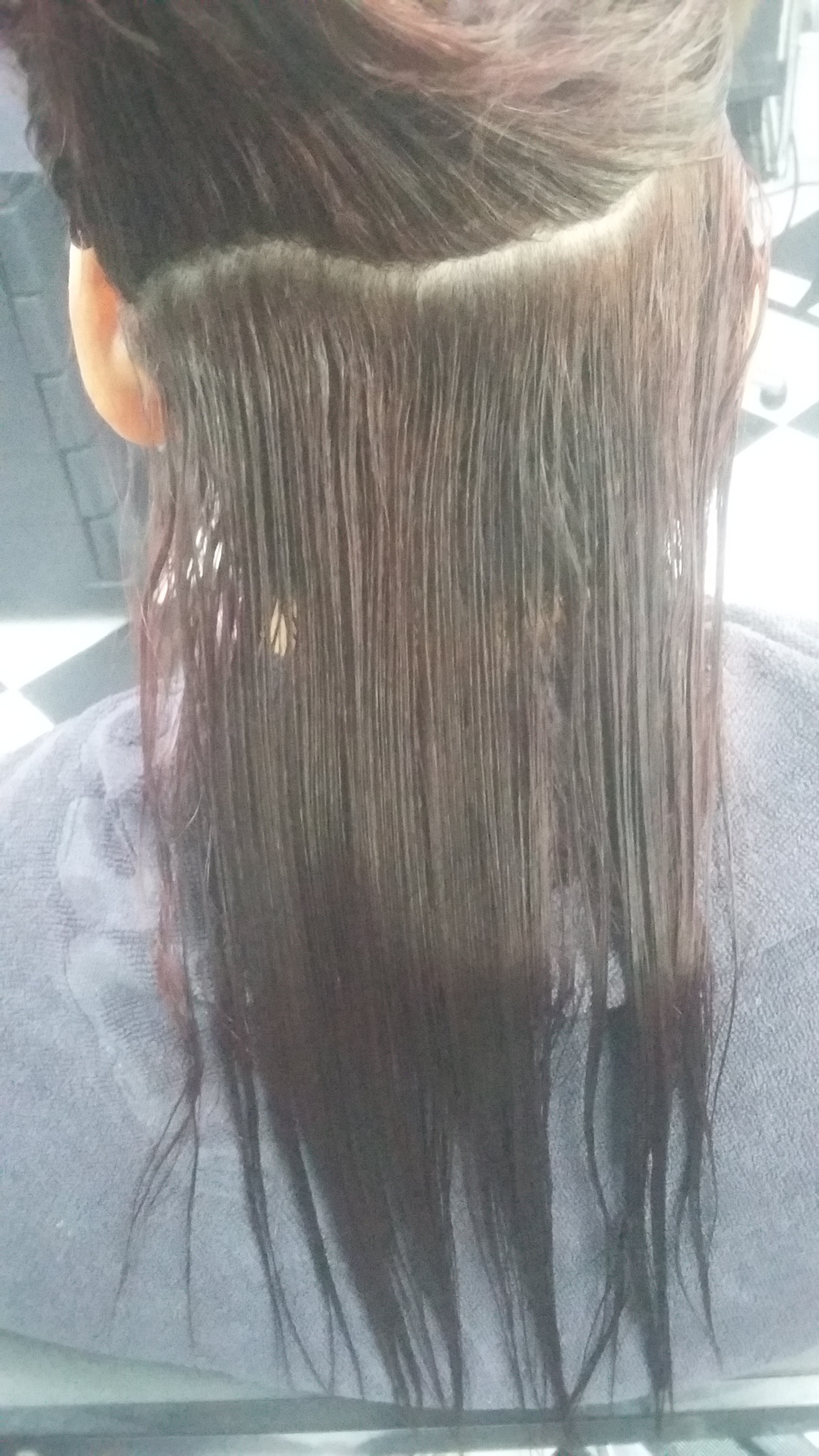 Depois de lavaďo 👏👏❤ cabelo auxiliar cabeleireiro(a)
