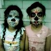 #maquiagem #artística #arte #makeup #caveira #mexicana #kids #criança #Halloween