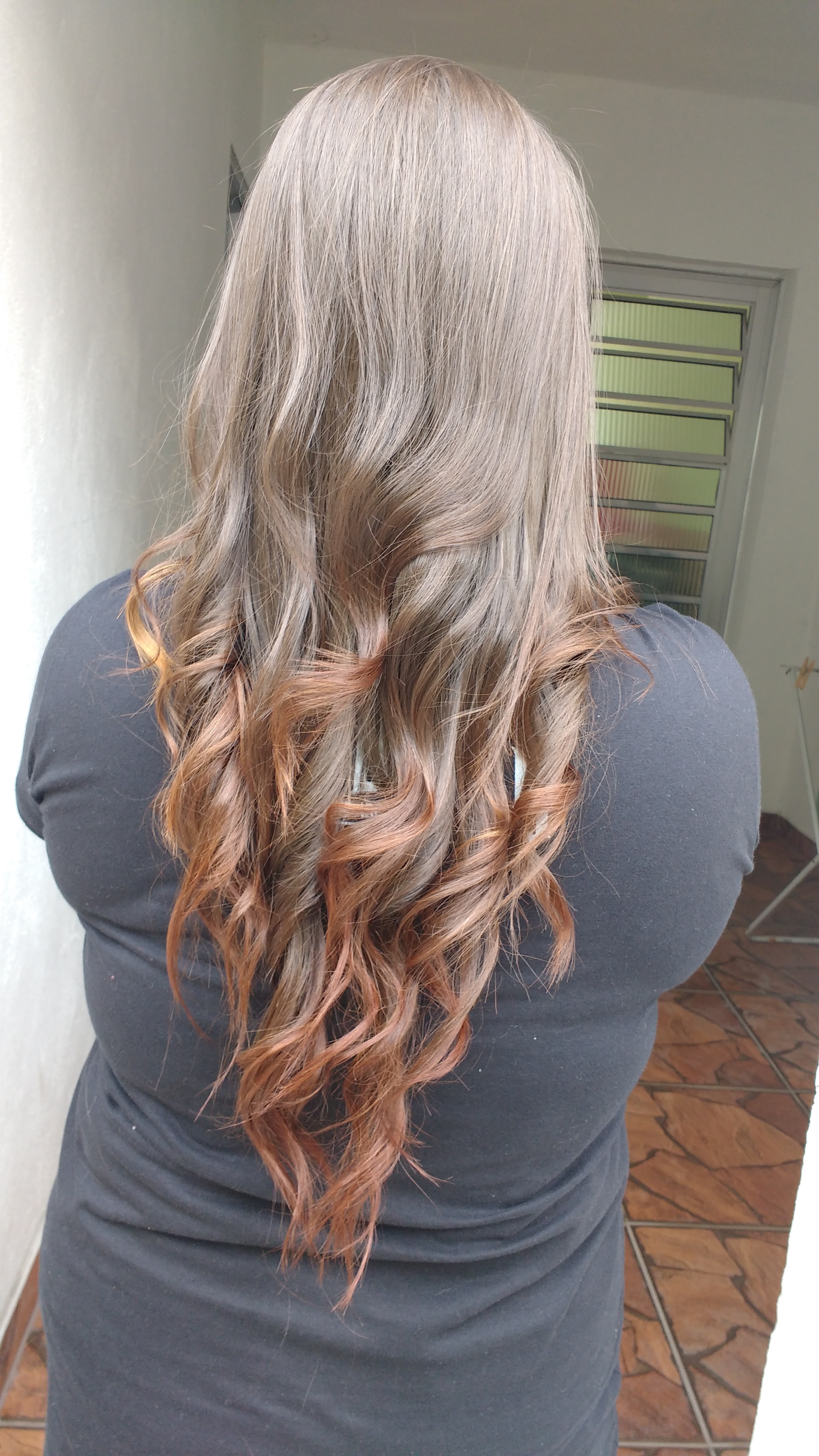 Cabelo da cunhada 😍 reconstrução + Chapinha modeladora cabelo estudante (cabeleireiro)