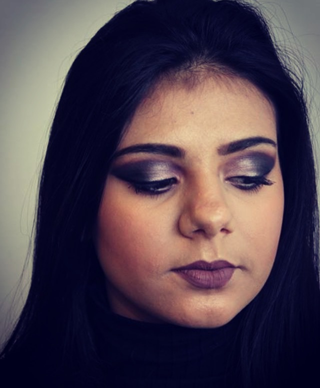 Maquiagem olho preto esfumado  maquiagem maquiador(a)